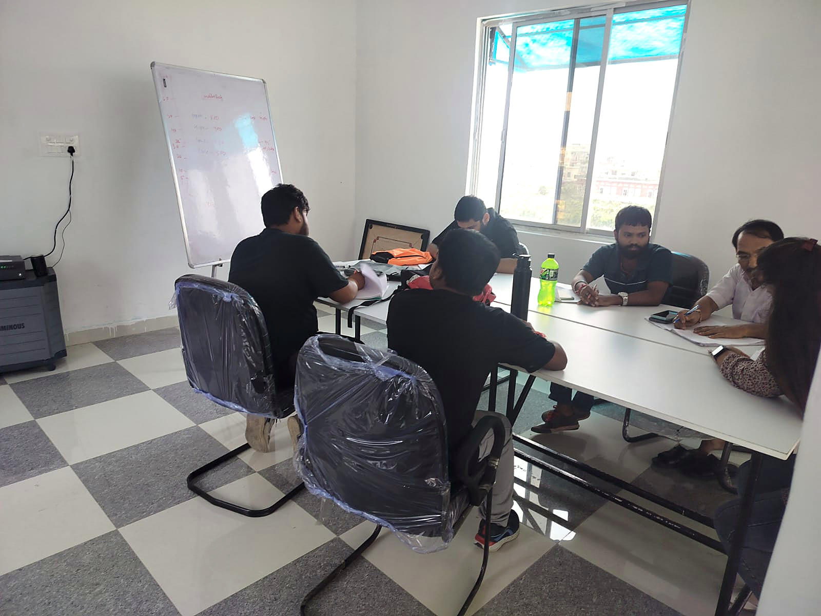Practical session on the trading floor
